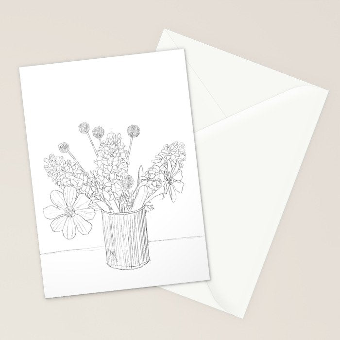  Spring Line Mood  Stationery Card Gallery Image 2