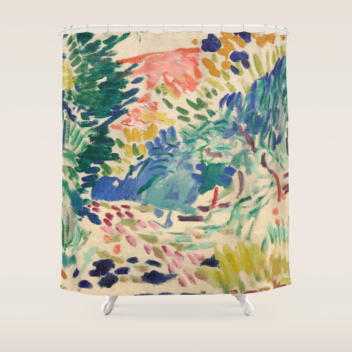 Henri Matisse Landscape at Collioure Shower Curtain Gallery Image 1