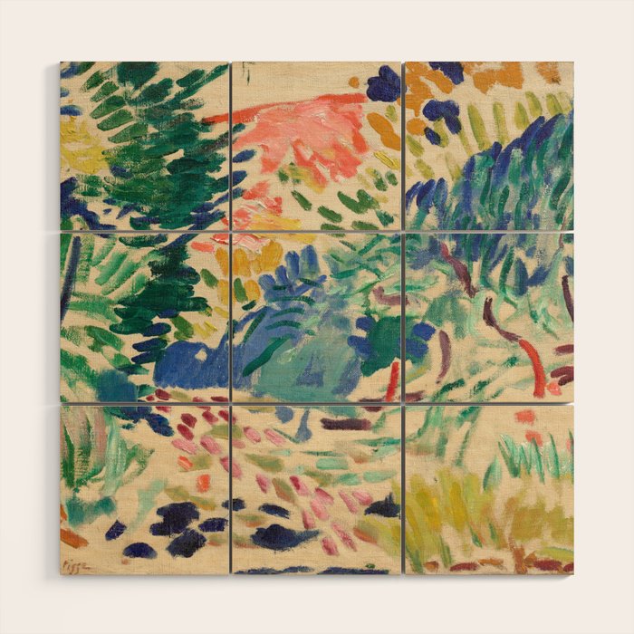Henri Matisse Landscape at Collioure Wood Wall Art Gallery Image 1