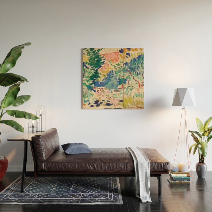 Henri Matisse Landscape at Collioure Wood Wall Art Gallery Image 2