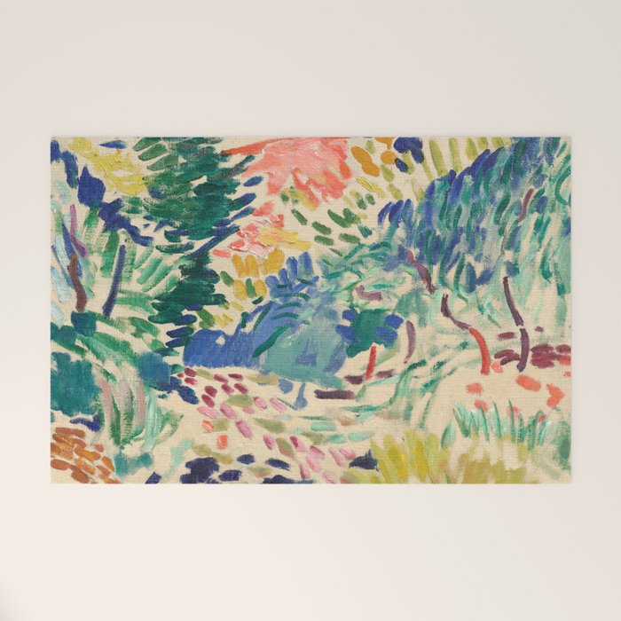 Henri Matisse Landscape at Collioure Welcome Mat Gallery Image 1