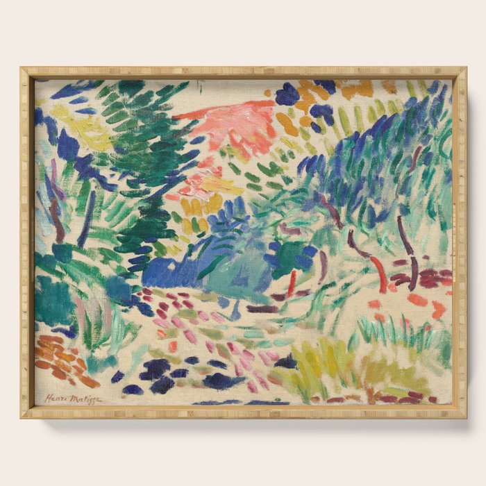 Henri Matisse Landscape at Collioure Serving Tray Gallery Image 1