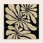 Star Flower 3 Wood Wall Art Gallery Image 1