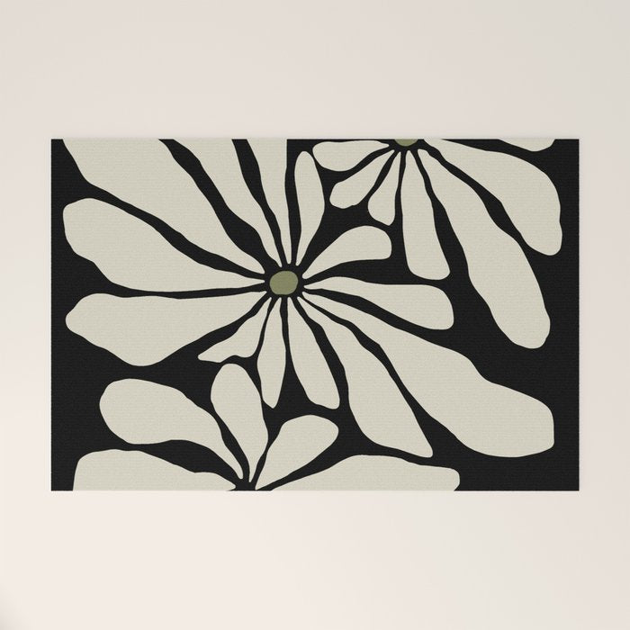 Star Flower 3 Welcome Mat Gallery Image 1