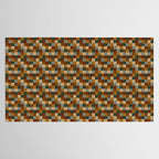 Bold Earthy Checks Pattern - Small VI Tablecloth Gallery Image 2