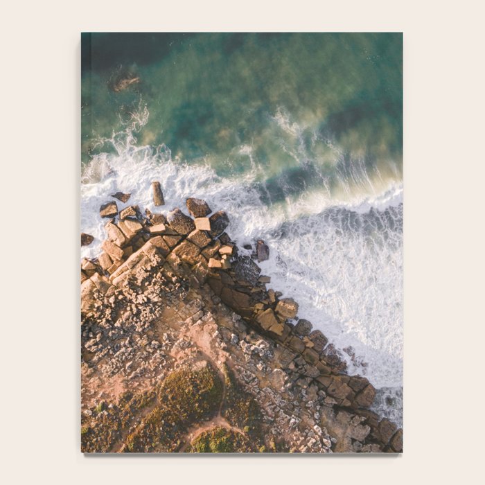 Ericeira from above | Coastal ocean drone photography print | Travel wall art Portugal Notebook Gallery Image 4