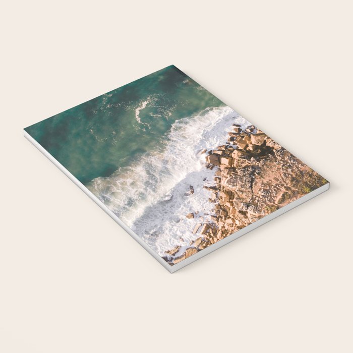 Ericeira from above | Coastal ocean drone photography print | Travel wall art Portugal Notebook Gallery Image 3