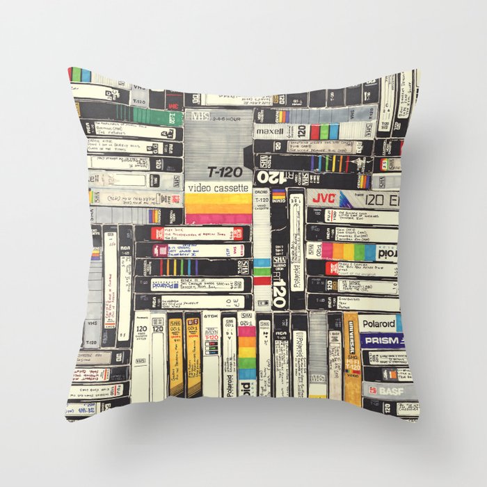 VHS Throw Pillow Gallery Image 6