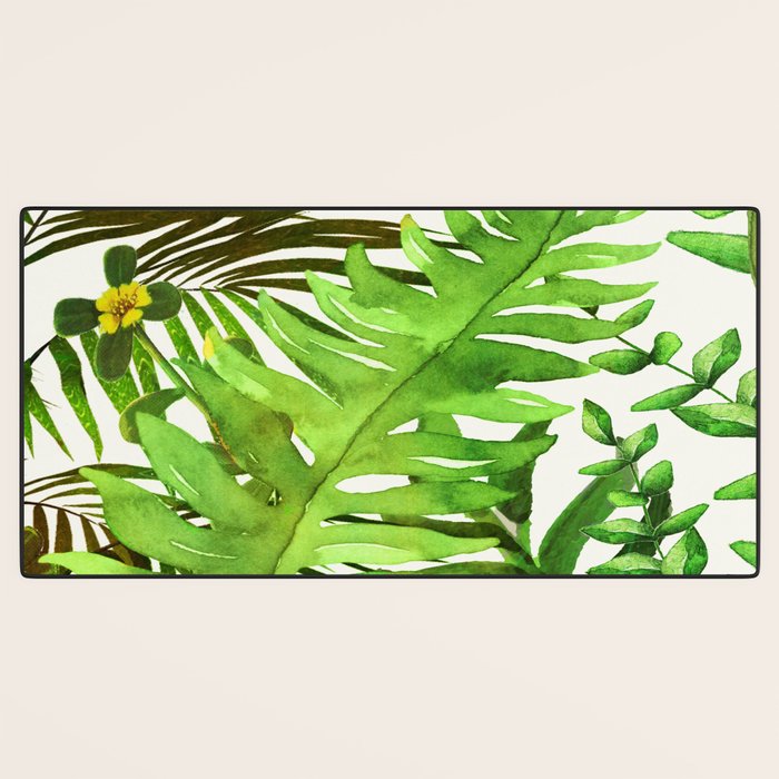 Watercolor Plants Desk Mat Gallery Image 3