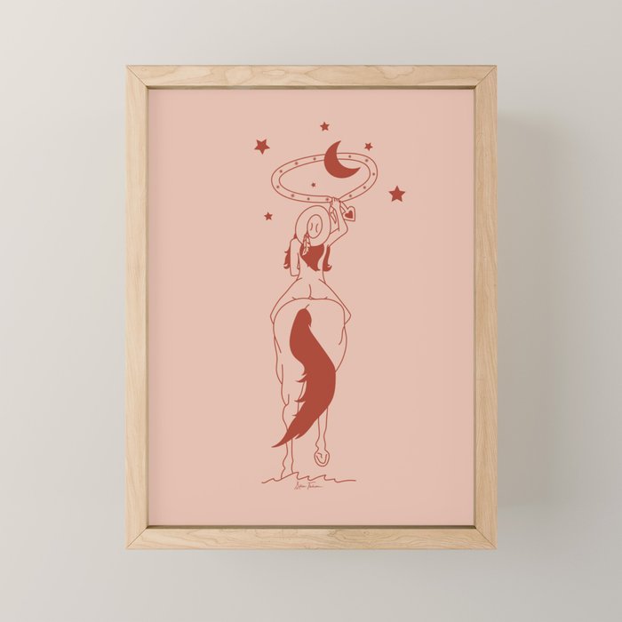 Fanny Ropes the Moon Mini Art Print Gallery Image 1