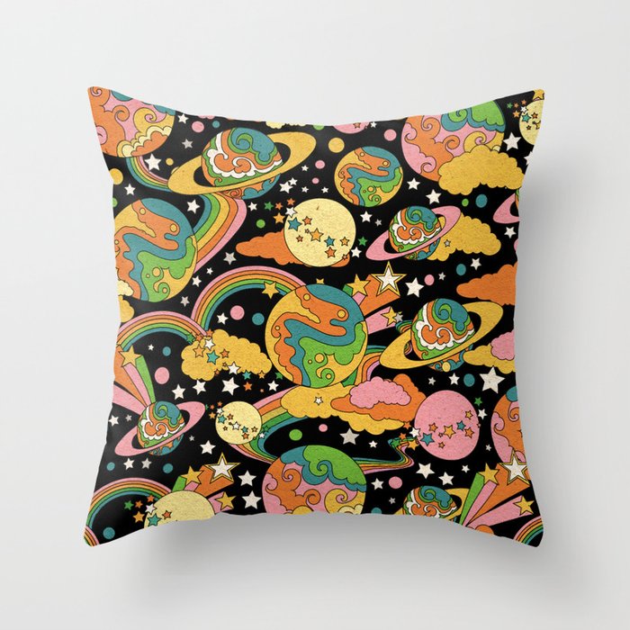 Cosmic Magic Universe Throw Pillow Gallery Image 6