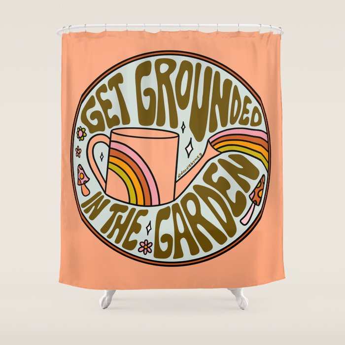 Get Grounded in the Garden Shower Curtain Gallery Image 1