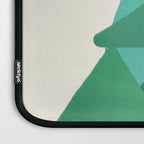 Green Colored Triangles Laptop Sleeve Gallery Image 3