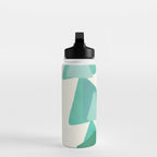 Green Colored Triangles Water Bottle Gallery Image 3