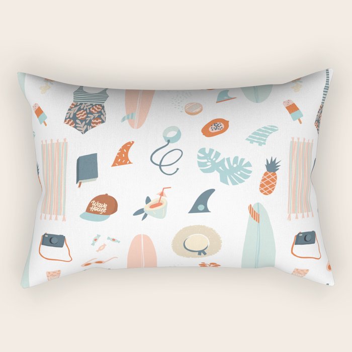 Summer kit Rectangular Pillow Gallery Image 1