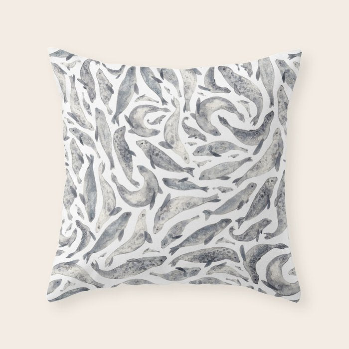 Seal Throw Pillow Gallery Image 6