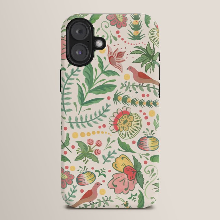 Swedish Floral - Cream iPhone Case Gallery Image 14