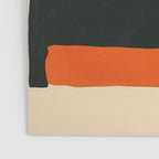 Tropical Bedside Calm Bold Sun and Plant Modern Art in Earthy Tones Poster Gallery Image 3