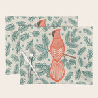 Cardinal Bird and Pine Branches Placemat Gallery Image 1