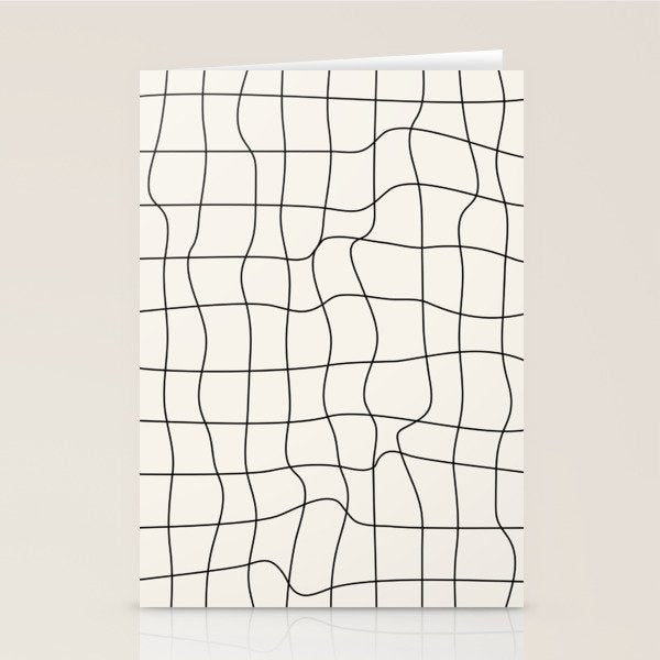 Warp Grid: Off-White Day Edition Stationery Card Gallery Image 2