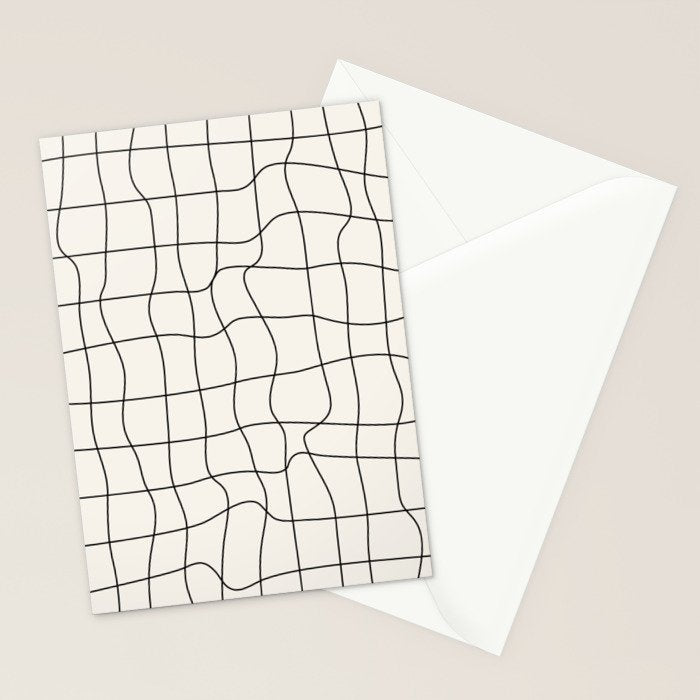 Warp Grid: Off-White Day Edition Stationery Card Gallery Image 2