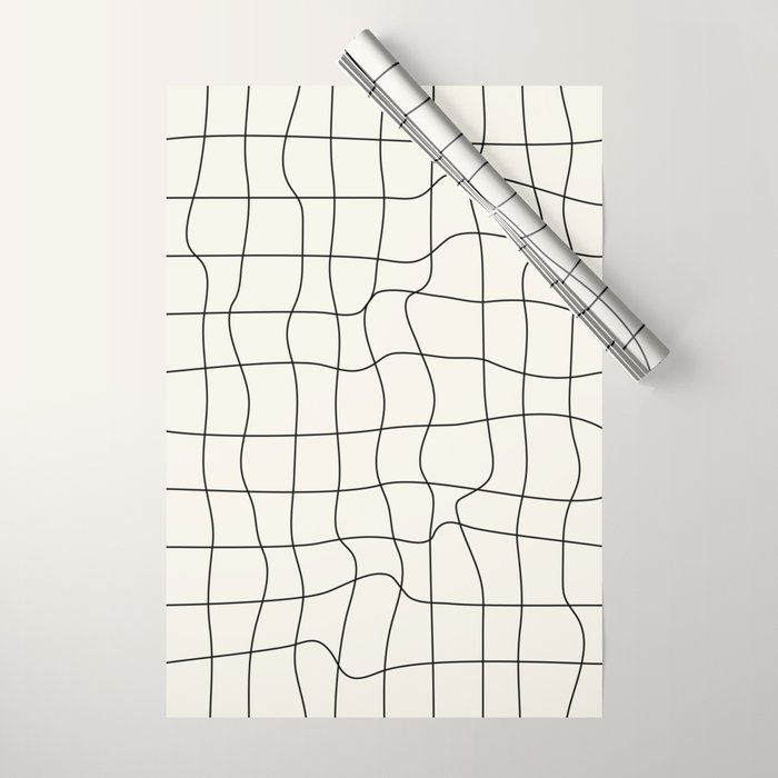 Warp Grid: Off-White Day Edition Wrapping Paper Gallery Image 1