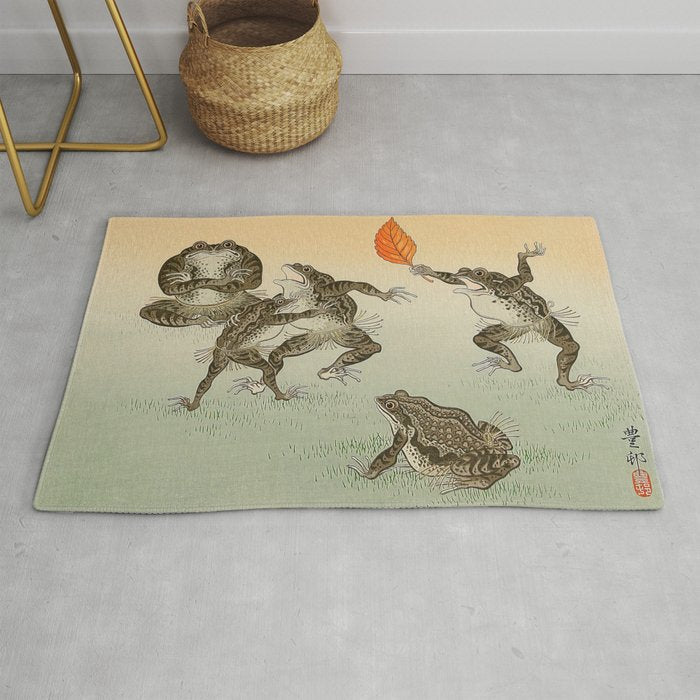 Frog Sumo - Ohara Koson Rug Gallery Image 1