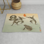 Frog Sumo - Ohara Koson Rug Gallery Image 1