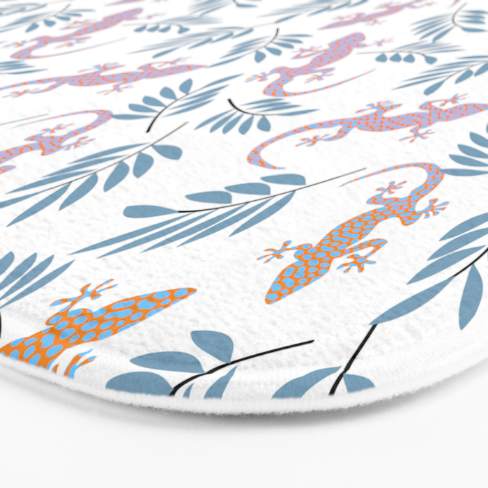 Gecko Meeting Bath Mat Gallery Image 3