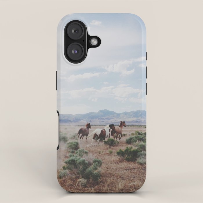 Running Horses iPhone Case Gallery Image 1