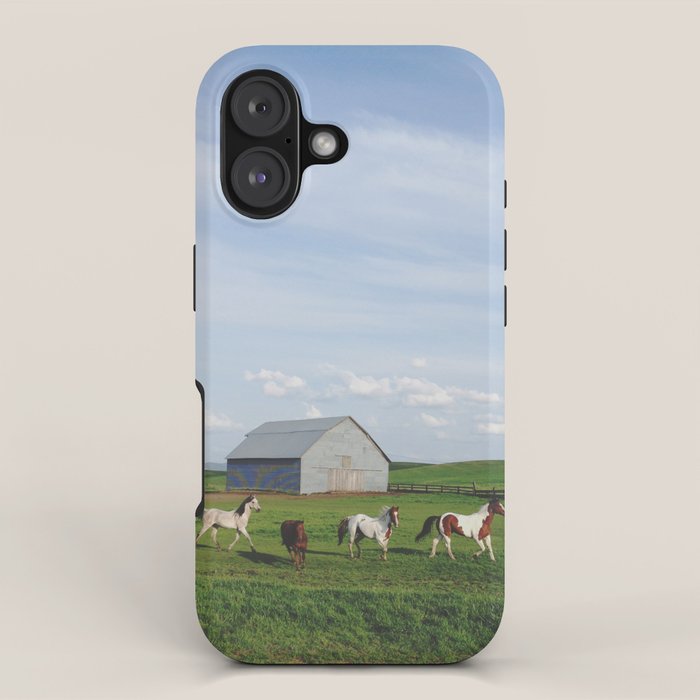 Farm Horses iPhone Case Gallery Image 1