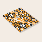 Geometric halloween mosaic pattern Notebook Gallery Image 2