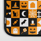 Geometric halloween mosaic pattern Laptop Sleeve Gallery Image 3