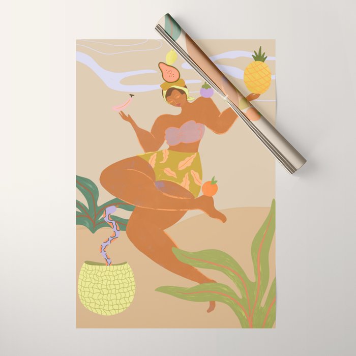 Balancing Act Wrapping Paper Gallery Image 1