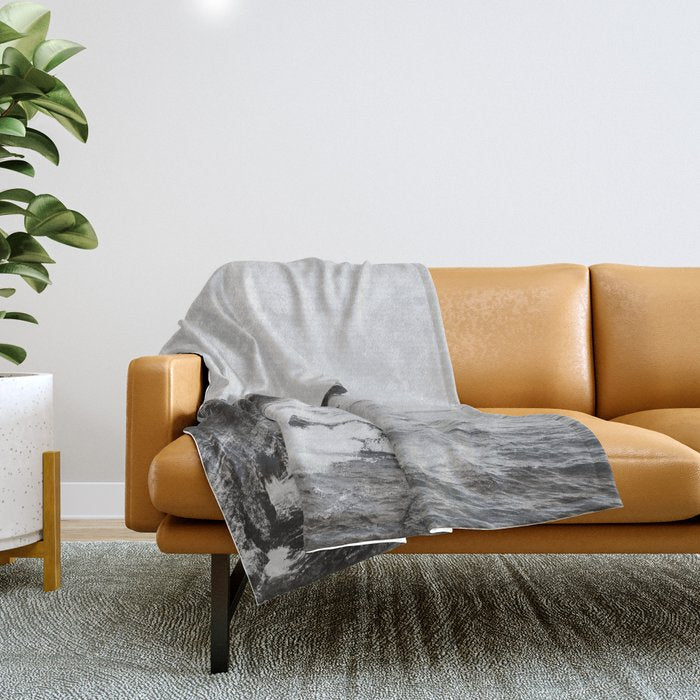 SUMMER COAST / Portugal Throw Blanket Gallery Image 1