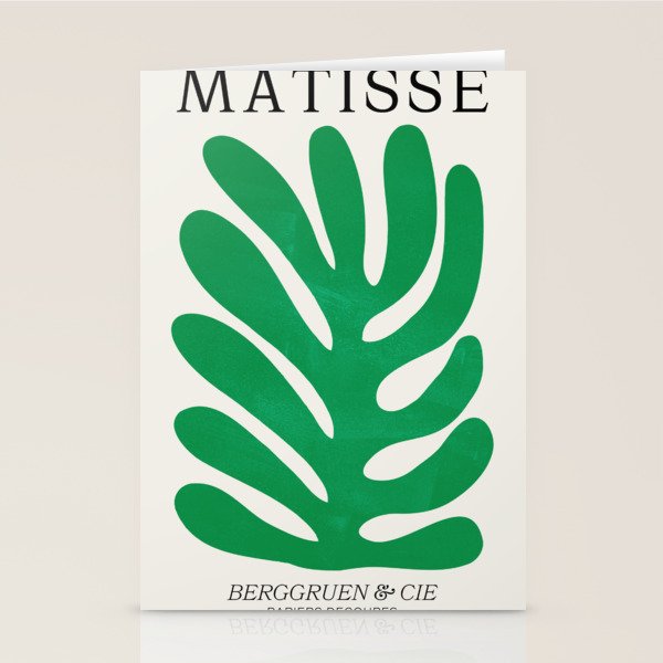 Shamrock: Matisse Color Paper Cutouts 02 Stationery Card Gallery Image 2