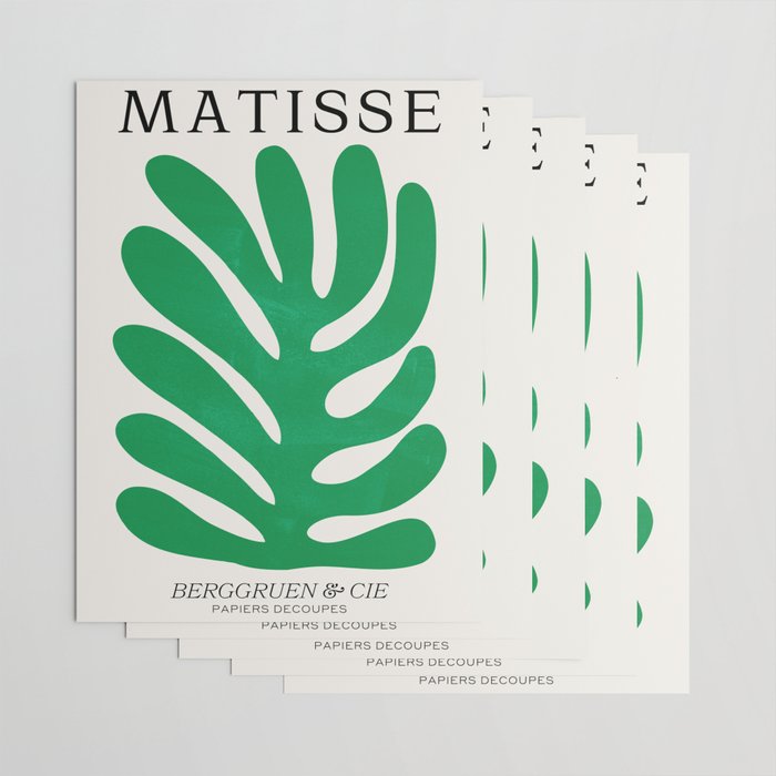 Shamrock: Matisse Color Paper Cutouts 02 Wrapping Paper Gallery Image 3