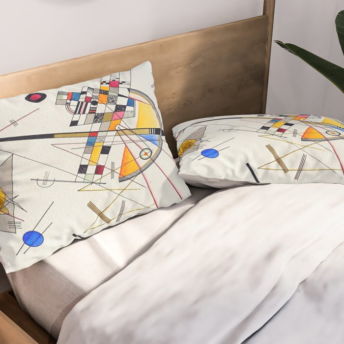 Wassily Kandinsky Delicate Tension Pillow Sham Gallery Image 2