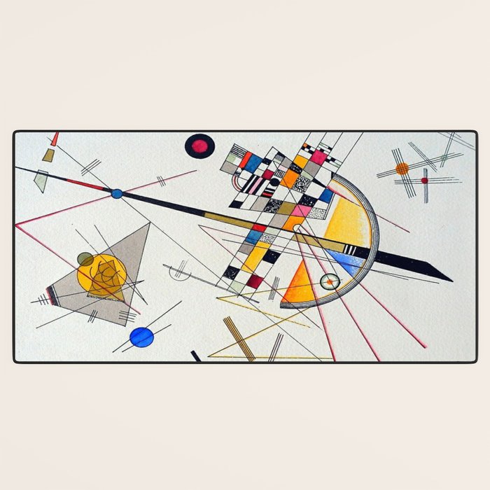 Wassily Kandinsky Delicate Tension Desk Mat Gallery Image 3