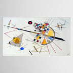Wassily Kandinsky Delicate Tension Tablecloth Gallery Image 2