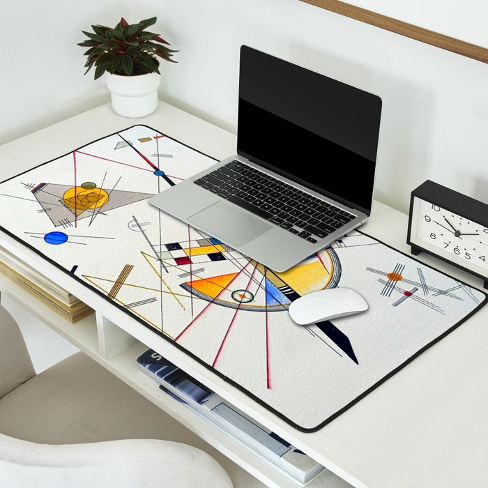 Wassily Kandinsky Delicate Tension Desk Mat Gallery Image 2