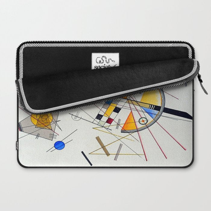 Wassily Kandinsky Delicate Tension Laptop Sleeve Gallery Image 2
