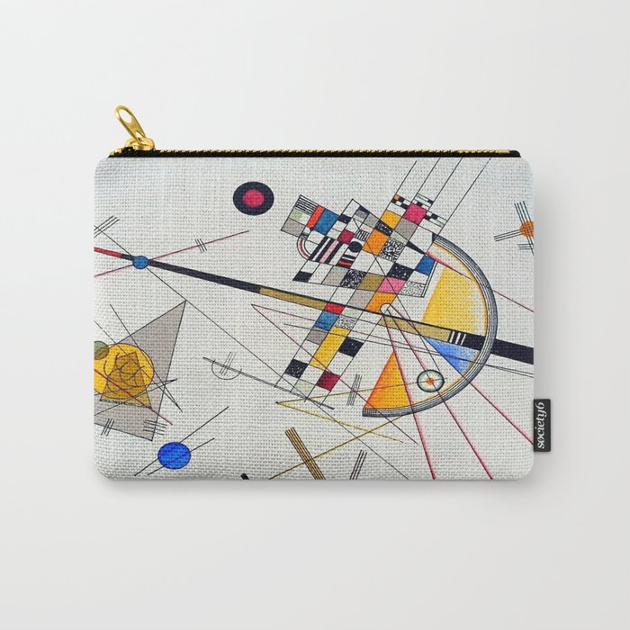 Wassily Kandinsky Delicate Tension Carry All Pouch Gallery Image 1