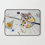 Wassily Kandinsky Delicate Tension Laptop Sleeve Gallery Image 1