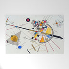 Wassily Kandinsky Delicate Tension Welcome Mat Gallery Image 1