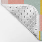 Retro Funky Checks Bath Mat Gallery Image 2