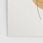 Yellow Sun and Flowers / Minimalist Line `Art  Poster Gallery Image 3