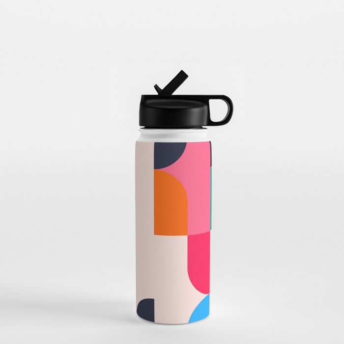 Geometric Shapes 197 Water Bottle Gallery Image 1