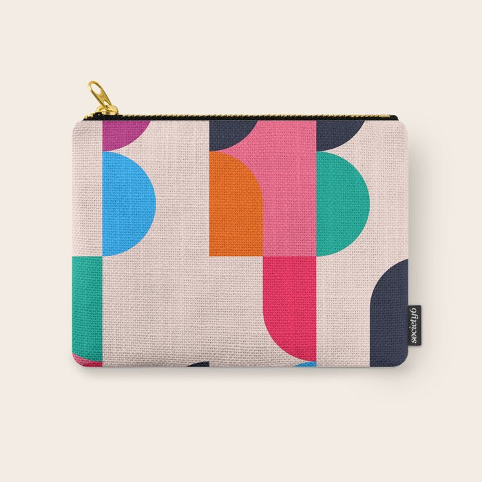 Geometric Shapes 197 Carry All Pouch Gallery Image 1