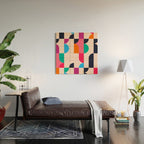 Geometric Shapes 197 Wood Wall Art Gallery Image 2